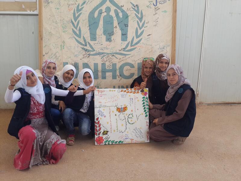 Zaatari refugee camps (Twitter)