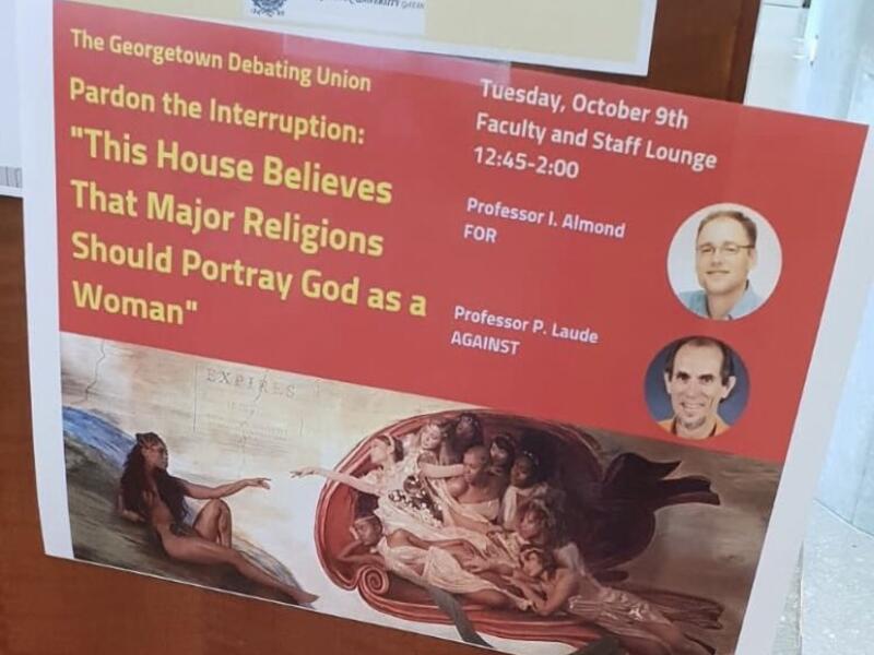 The event announcement that was put up in several places inside the university's campus. (Socialmedia)