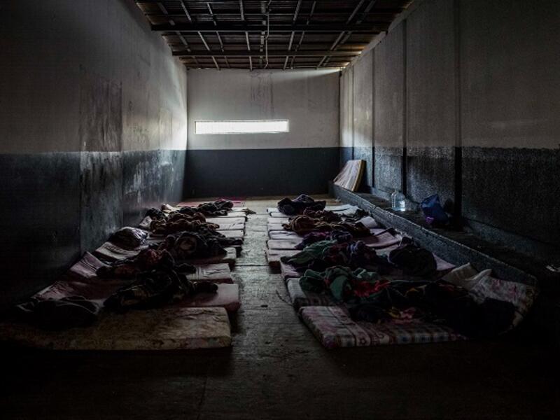 Médecins Sans Frontières (MSF) says that the detainment is causing unnecessary harm to migrants, reporting that "detainees are stripped of any human dignity". (Guillaume Binet)