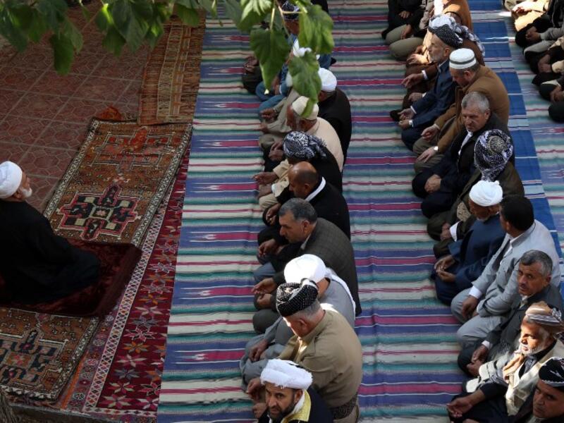 Muslims around the world celebrate the birth of the prophet, known in Arabic as the "Mawlid al-Nabawi" holiday, on the third month of the Islamic lunar calendar.
SAFIN HAMED / AFP