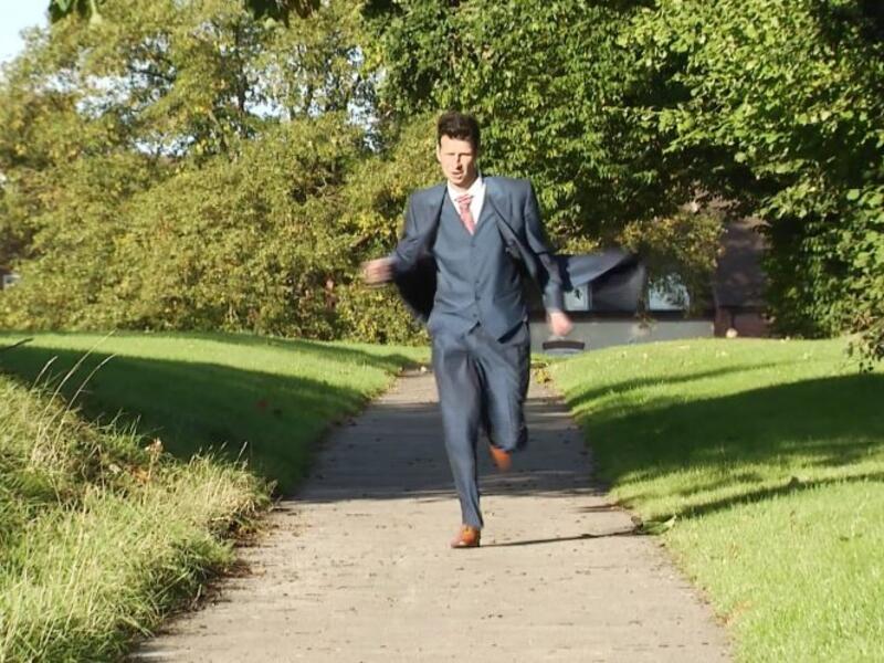 Groom takes off a piece of clothing and makes a run for it, UAE: In the Emirati Shihuh tribe, the groom-to-be takes off a piece of clothing (nothing too reckless though, it's usually just the 'amama turban) as he sprints to his bride's family home. The symbolism behind this ritual is unclear.(catersnews.com)