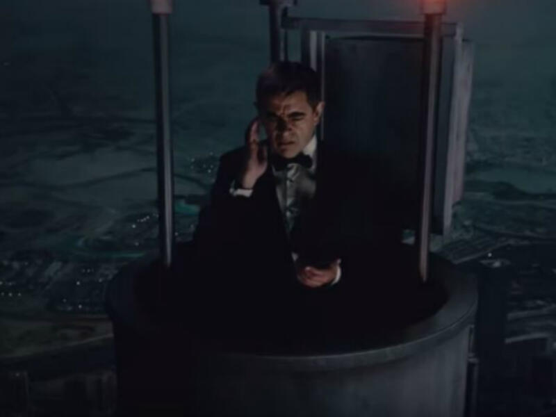 Up till now there isn’t any further details about The Network, and it is not available on Atkinson’s IMDB page, which raises some questions about the nature of the trailer. (Source: Etisalat UAE - Youtube)