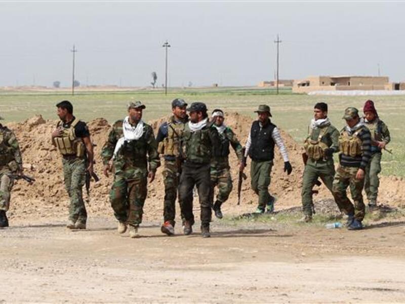 Popular Mobilization Units in Samarra, Iraq, March 2016 (AFP)