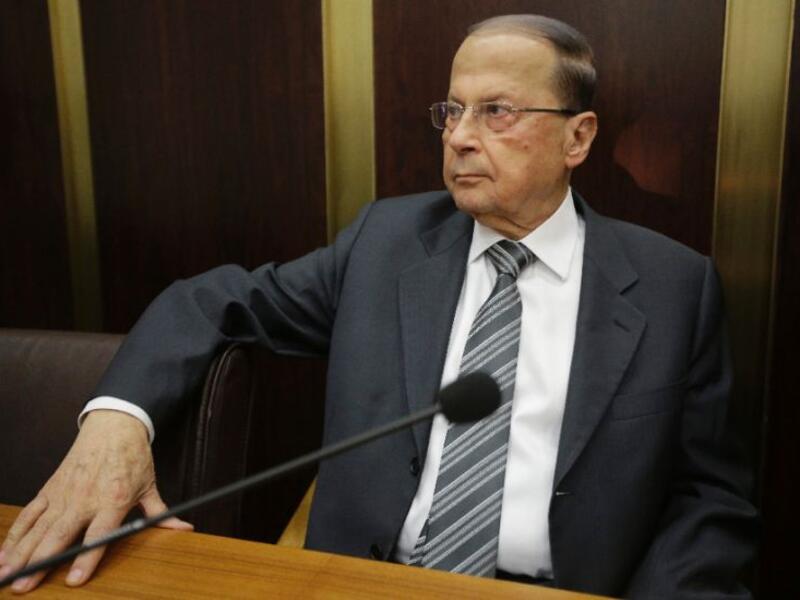 Lebanese President Michel Aoun. (AFP/ File)