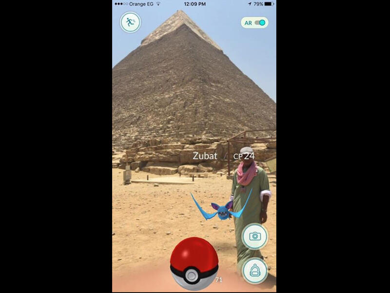 Egypt Giza Pyramids Pokemon
