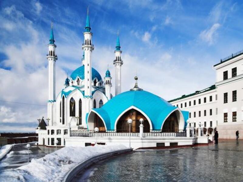Qolsarif Mosque, Russia: Built in the 16th century the Qolsarif mosque was the largest mosque in Russia for about twenty minutes until it was destroyed by Ivan the Terrible during the storming of Kazan in the 16th century. (pinterest.com)