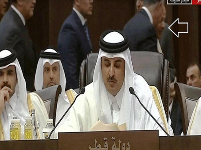 Sulky storm-out or bathroom break? Abdel Fattah el-Sisi of Egypt was captured leaving the session while Qatar’s Prince Tamim El-Thani was presenting. Coincidence? We think not. It’s no secret that there’s no love lost between Cairo and Doha, with relations marred by accusations of Qatari support for the Muslim Brotherhood in Egypt.