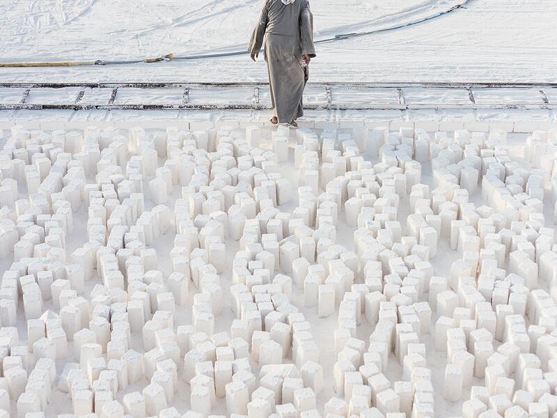Egypt limestone workers