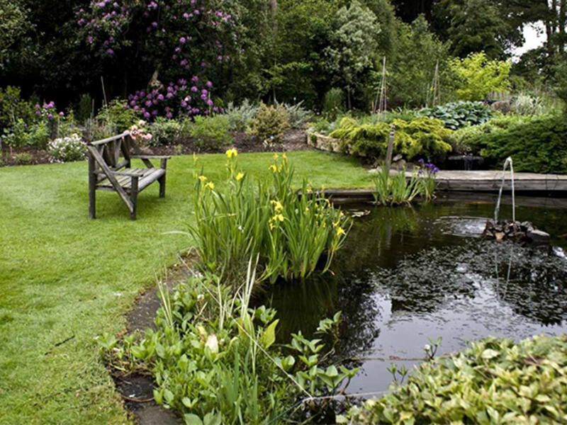 Taking a rest on a bench in the middle of tulips and carnation and letting one’s thoughts travel - the concept of the garden as a place of beauty and meditation is something the English learned from 11th century Muslim Spain. (Pinterest)