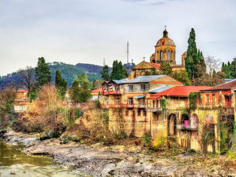 A breathtaking country in the Caucasus, Georgia has stunning natural scenery and fascinating history. The city of Bautmi lies on the lush Black sea coast, and further inland in the Rioni region, UNESCO sites and mountainous scenery abound. 