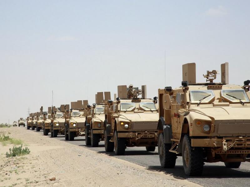 Pro Hadi forces  are backed by the Saudi-led coalition in their fight against Houthi rebels. (AFP/File)