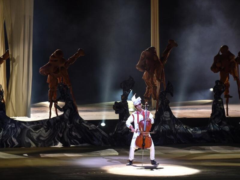 Cirque Du Soleil performs in Riyadh. (FAYEZ NURELDINE / AFP)