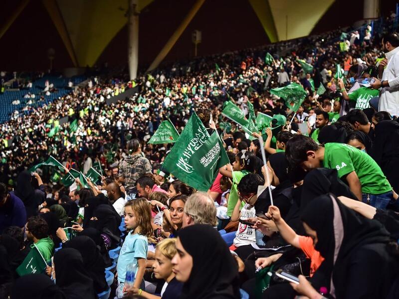 Cirque Du Soleil performs in Riyadh. (Twitter)