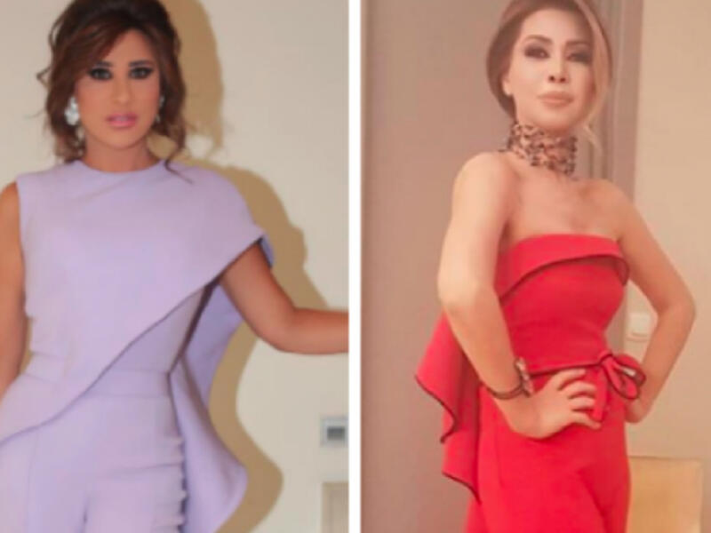 The stars in formal jumpsuits