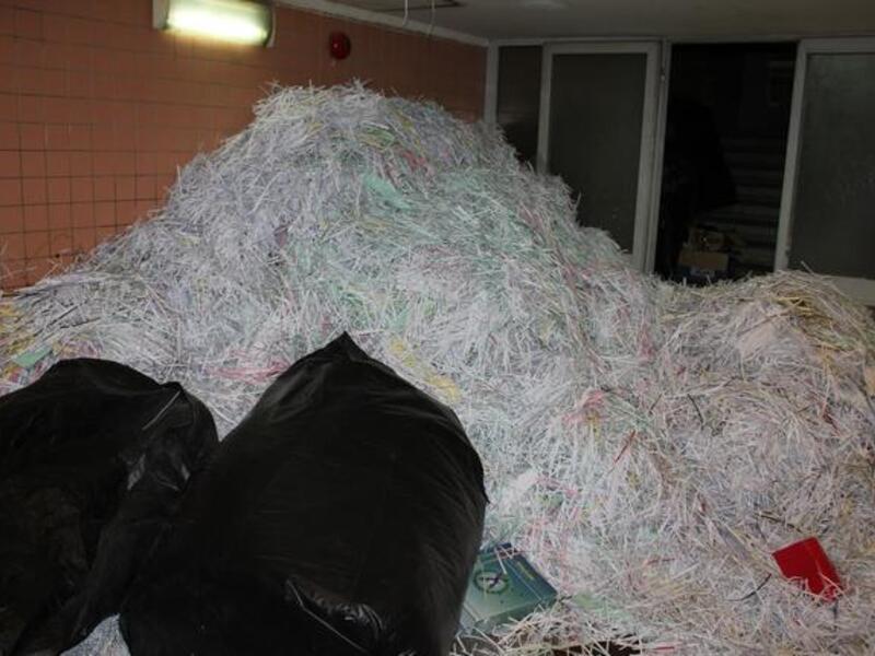 A stash of shredded classified documents now in shreds and paper pulp: Wikileaks allegedly extended their top specialized services to  the Egyptian people, offering to restore the seemingly beyond redemptive evidence, but were turned down. 