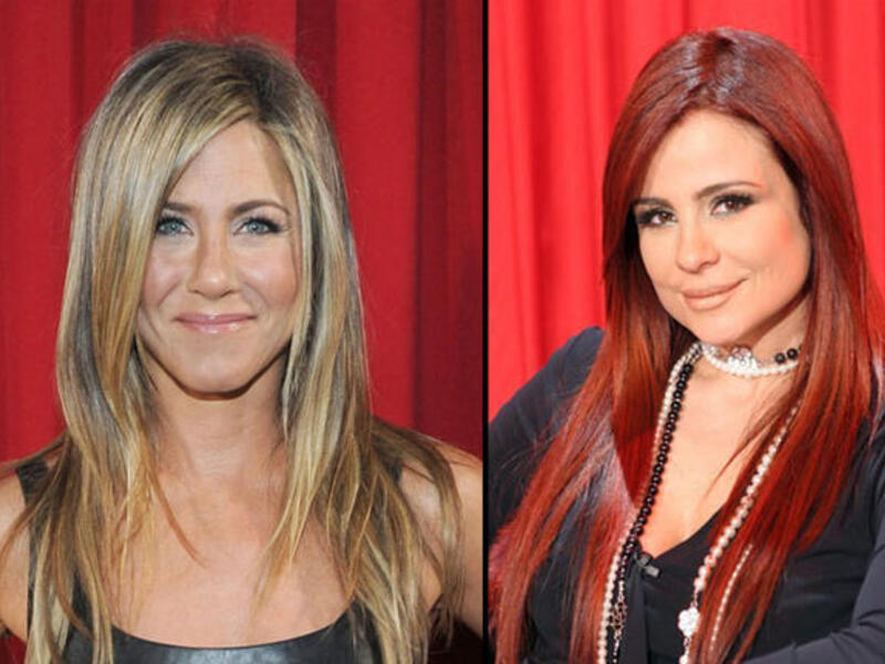 Enviable barnets and cheeky smiles will make everyone wish they could be more than “Friends” with Carole Samaha and Jennifer Aniston. These two give off girl-next-door vibes, but given their success, they are clearly not to be underestimated. 