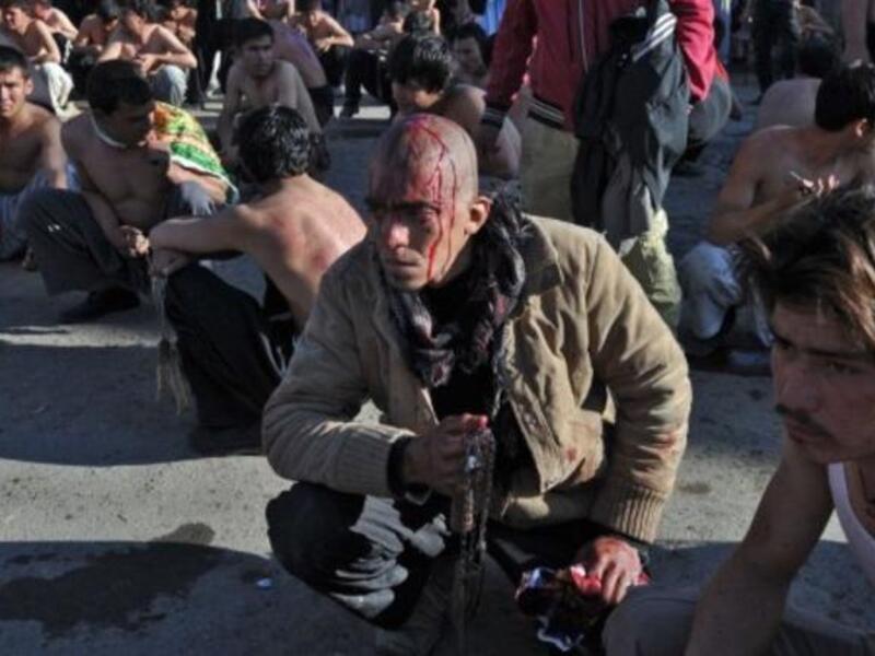 Muslims all observe the commemoration of Ashura: But for Shia Muslims it is marked uniquely by a grieving,
funereal tone, and it is primarily claimed as a Shia affair: Shias, at 15% of world Muslims have their hubs in Lebanon, Yemen, 
Bahrain, Pakistan, Iran, Albania, Afghanistan (pictured), Iraq and Azerbaijan where Ashura is a national holiday.