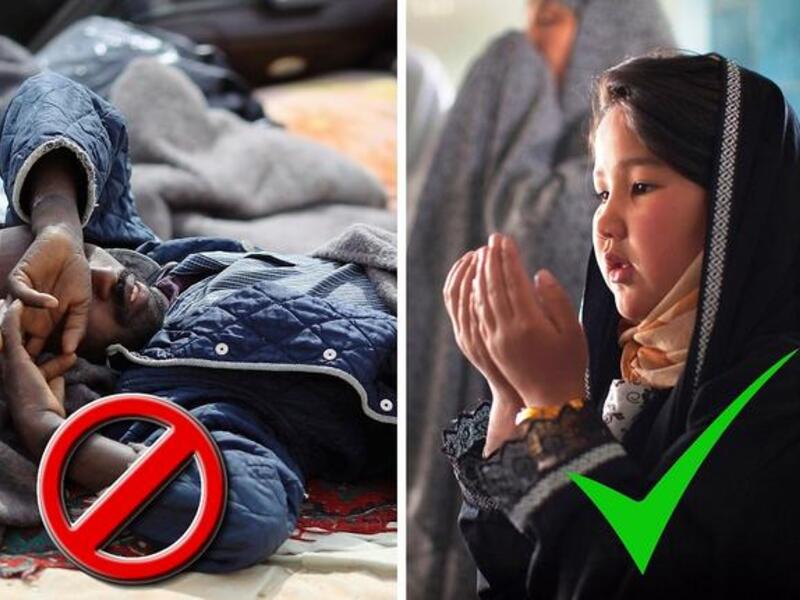 Stay awake! Across the Muslim world, the routine can change so that day & night are reversed. But the whole point of the exercise is to carry on as normal. Avoid the temptation to sleep all day til Iftar. Still, do enjoy later nights, with Suhoor - a light meal- and stay active with Ramadan prayers.
