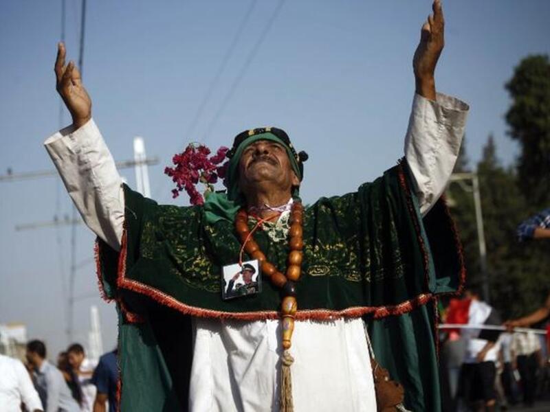 Subtle nod to a former Egyptian President there (AFP)