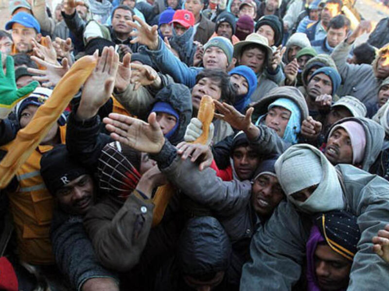 Egyptians are still hungry and frightened