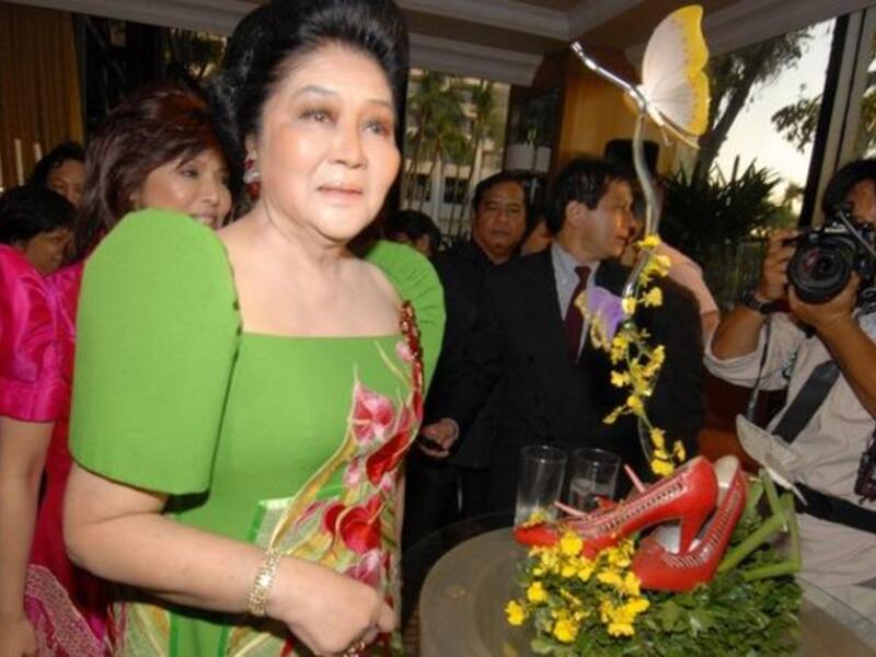 Philippines: Imelda Marcos ‘Steel or Iron Butterfly’ links all these First Ladies together under the umbrella of shoe-fetish! Most of our Leading Ladies have well stocked wardrobes. Known for her corruption trials and her 2,700 pairs of shoes!
