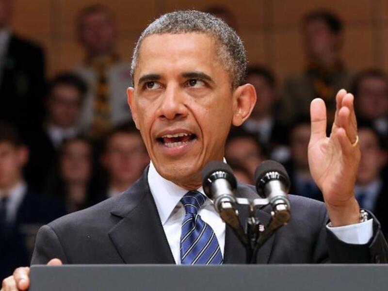 الرئيس الأمريكي باراك أوباما في قمة الثمانية