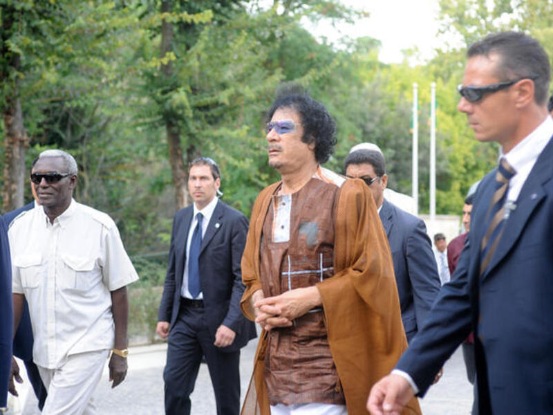 Gaddafi arrives in Italy - where Berlusconi is already in trouble with his female population - and invites 500+ women from an escort agency  for some &amp;#039;Islam&amp;#039; in a private self-delivered lecture inviting conversion.