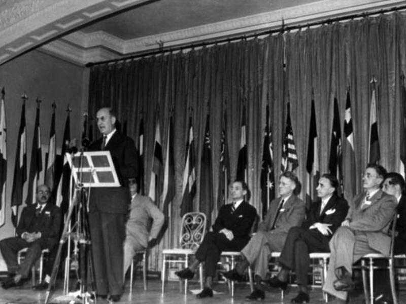 مؤتمر بريتون وودز في عام 1944