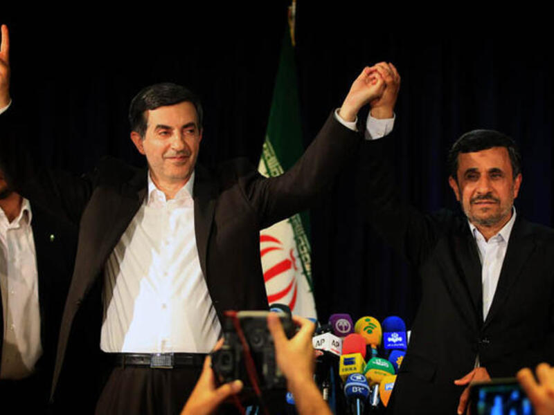 Iranian President Mahmoud Ahmadinejad appeared alongside his preferred candidate Esfander Rahim Mashaie. The move could backfire for the incumbent, who could face 74 lashes for interfering.