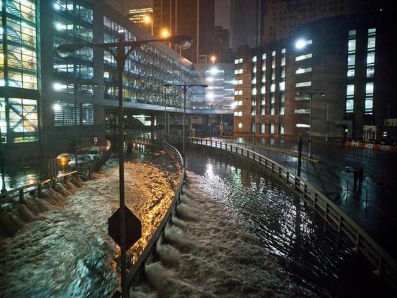 Hurricane Sandy wreaks its damage on NYC