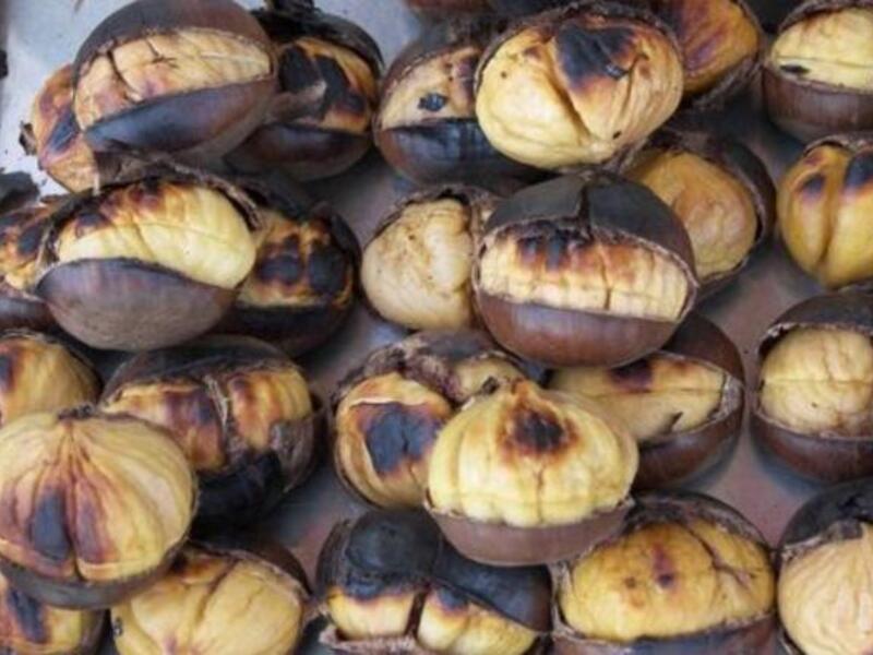 الكستنا أو الكستناء: ﻻ تتوافر إﻻ بفصل الشتاء، ويتم شواءها وأكلها مباشرة، تمد جسم الإنسان بالحرارة وتشعره بالدفء، وقد ارتبطت الكستنا بفصل الشتاء، فهناك العديد من العائلات التي ﻻ يمر فصل الشتاء عليها دون الكستنا.