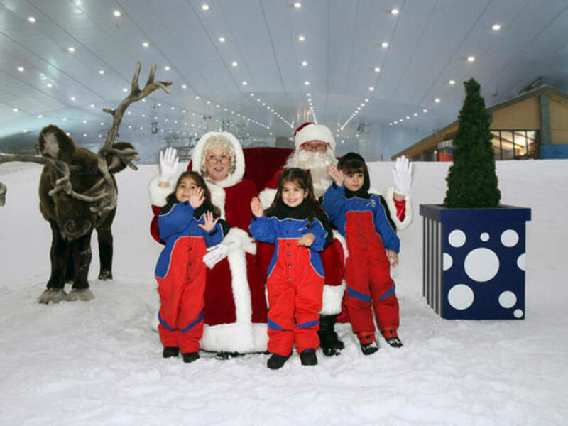 UAE's Ski-Dubai at Christmas