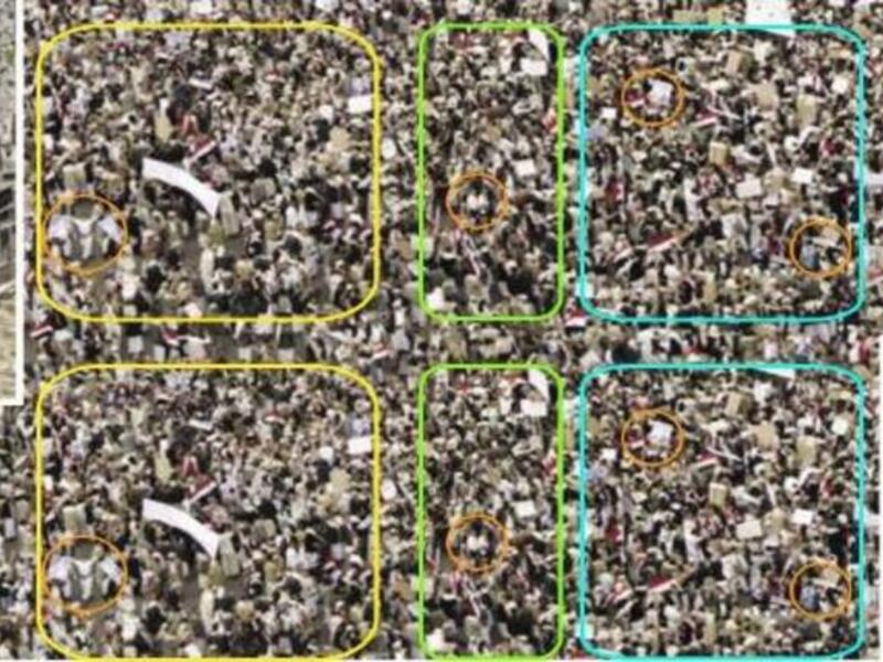 Published this clearly photoshopped photo to show Saleh has supporters. This during a rival rally staged by the President for his Friday of Forgiveness, 26 March, otherwise called Friday of Departure and Friday of Uncertainty by opponents.