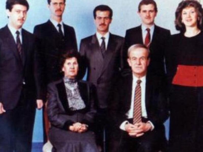 صورة عائلية لعائلة الأسد التي تحكم سوريا