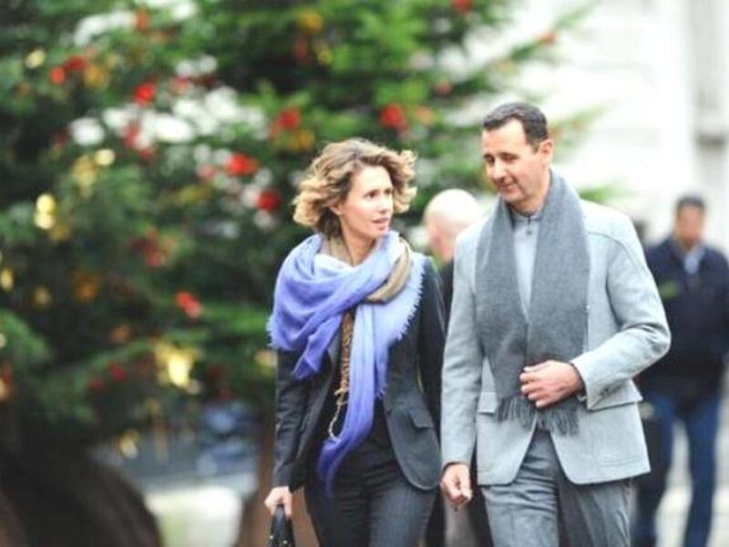 Assad and Asma depicted in Vogue shoot 