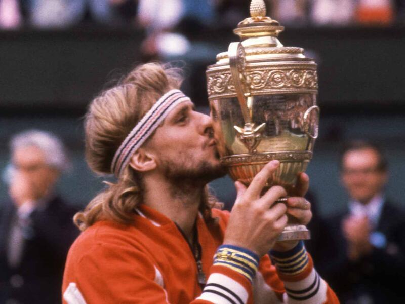 المركز الثامن: السويدي بيورن بورغ (1973-1983)، وفاز بـ 64 لقباً.