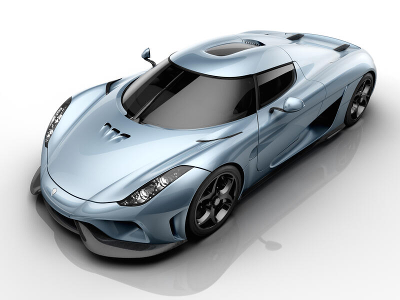 كوينغيسيغ ريغيرا (Koenigsegg Regera) ويصل سعرها إلى حوالي 1.9 مليون دولار.