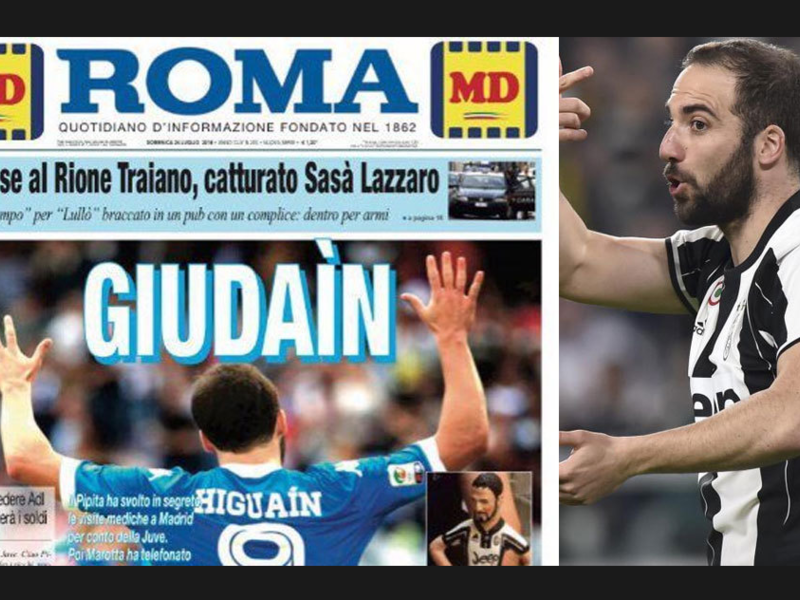 تحول المهاجم غونزالو هيغواين من معبود للجماهير في نابولي إلى شخصية مكروهة ومحتقرة خلال أشهر معدودة بعد انتقاله إلى يوفنتوس بصفقة وصلت قيمتها لنحو 90 مليون يورو.