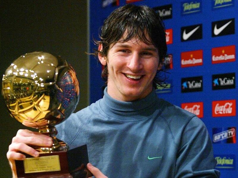 2005: المهاجم الأرجنتيني ليونيل ميسي (برشلونة)