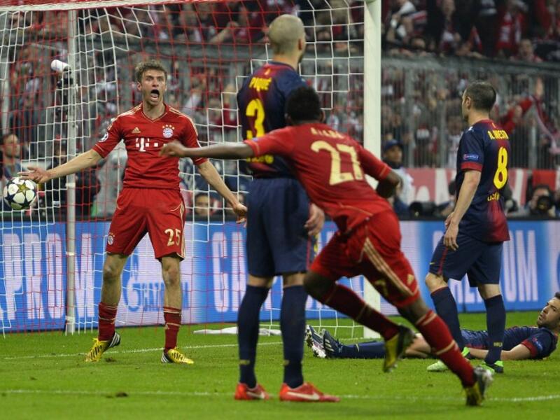 بايرن ميونخ 4-0 برشلونة (ذهاب نصف نهائي نسخة 2013): خسارة فادحة على ملعب آليانز آرينا للمرشح حينها الذي كان يدربه الراحل تيتو فيلانوفا، علماً بأن مواجهة الإياب شهدت كذلك خسارة كبيرة بثلاثيةٍ نظيفة في كامب ناو ليتأهل البافاري بمجموع المواجهتين 7-0.