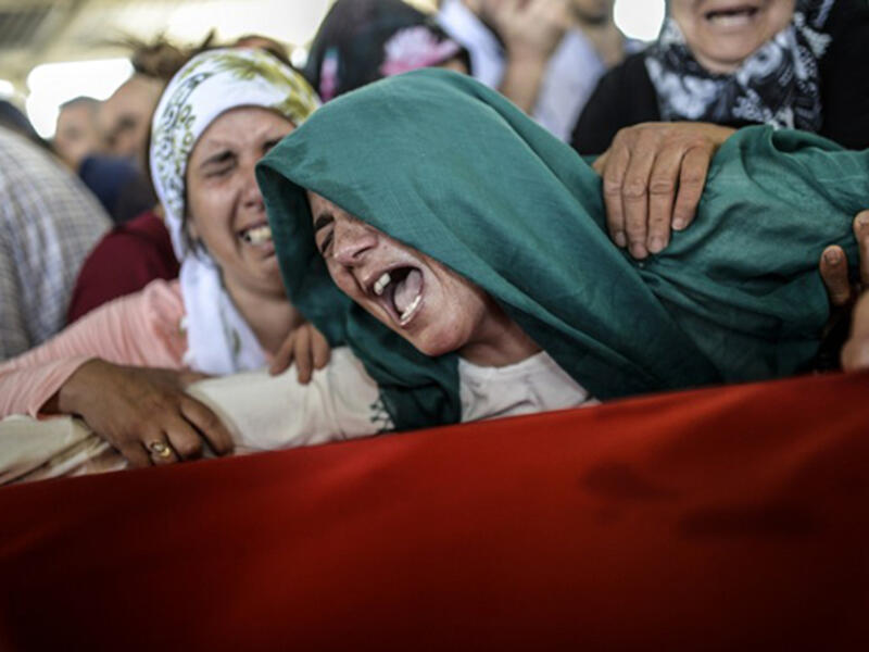 Photos circulated on social media showing the victims of the Suruc, but they also showed friends, survivors and loved ones. The media didn't think about that. (AFP/File) 