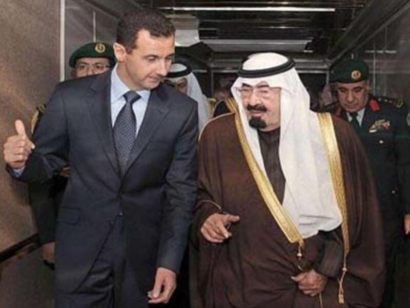 Saudi King and Syria president