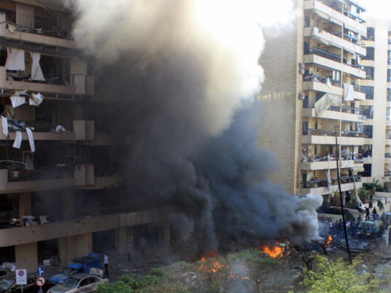 At least 22 people were killed in a double bomb attack outside the Iranian embassy in Beirut on November 19, 2013. [Getty Images]