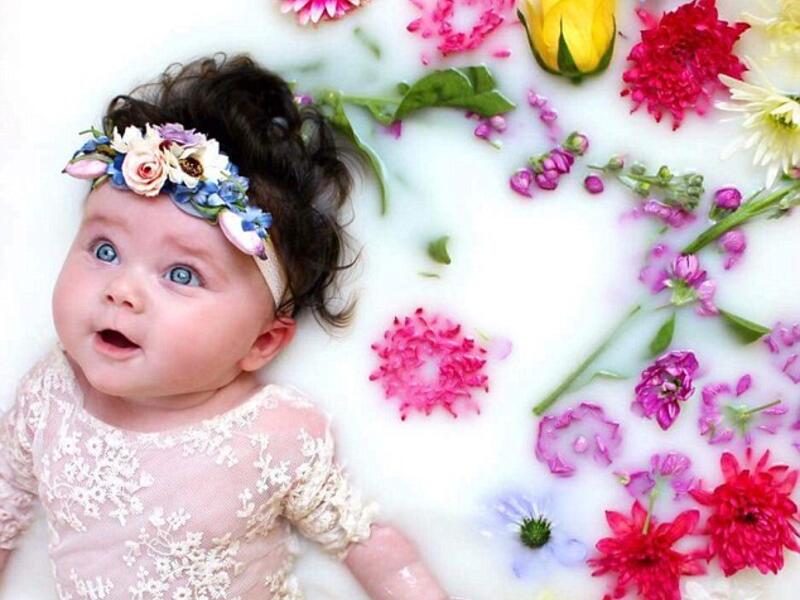 The little girl has become used to all the attention and posing for pictures. She has become quite the expert poser. (Daily Mail)