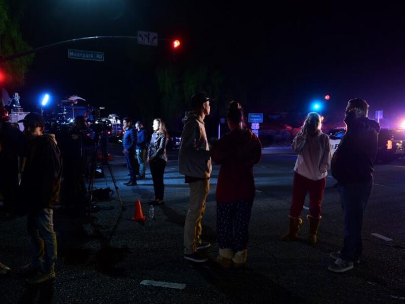 A gunman opened fire late November 7, 2018, killing at least 12 people, US police said. (Frederic J. BROWN / AFP)
