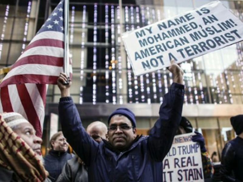 Trump's ban on Muslims coming to the United States, has drawn a fierce backlash from immigration experts and America's Muslim community (AFP/Kena Betancur)