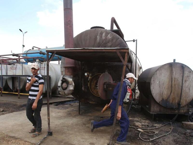 The Rmeylan oilfield, one of the largest in Syria (AFP/File)