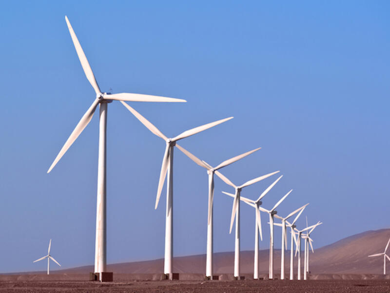 Siemens Gamesa will establish a transformer substation to move the energy produced from the first wind farm in Ras Ghareb, with a capacity of 220 kV to transfer 180 MW, and another station of 500 kV to transfer 650 MW. (Shutterstock)