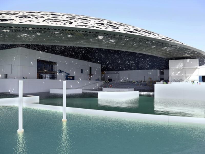 The design of the building is the work of by France’s Pritzker Prize-winning architect Jean Nouvel (AFP)
