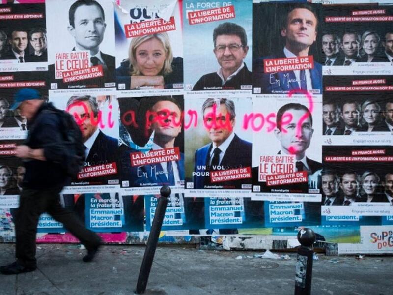 The French will go to the polls today to pick their new president. (AFP/ Joël Saget)